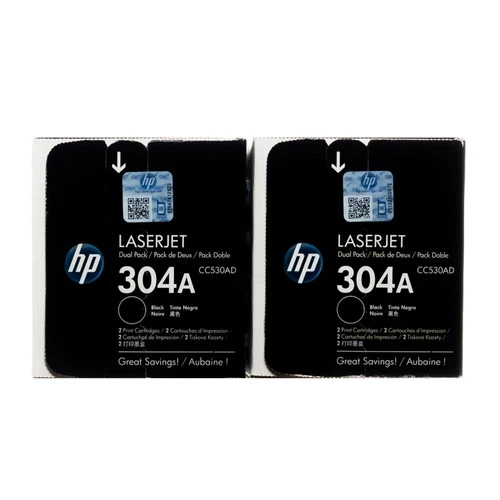 Best Sale ???? CC530AD | HP 304A | Original HP Dual Pack Toner Cartridges - Black ???? 3 Best Sale ???? CC530AD | HP 304A | Original HP Dual Pack Toner Cartridges - Black ???? - Image 3