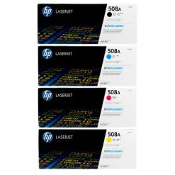 Cheapest ???? HP 508A SET | CF360A, CF361A, CF362A, CF363A | Original HP Toner Cartridge - Black, Cyan, Yellow, Magenta ????