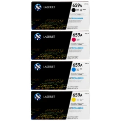 Top 10 ???? HP 659A SET | W2010A, W2011A, W2012A, W2013A | Orignal HP LaserJet Toner Cartridges - Black, Cyan, Magenta, Yellow ????