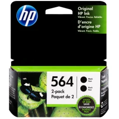 Best Pirce ???? C2P51FN | HP 564 | Original HP 2-Pack Ink Cartridges - Black ????