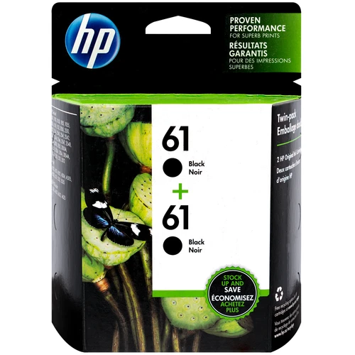 Cheapest ✨ CZ073FN | HP 61 | Original HP Dual Pack Ink Cartridges - Black ???? 1 Cheapest ✨ CZ073FN | HP 61 | Original HP Dual Pack Ink Cartridges - Black ????