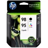 Coupon ???? CB327FN | HP 98 HP 95 | Original HP Ink Cartridges - CMYK ????
