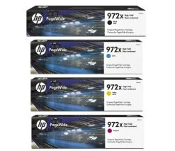 Buy ???? HP 972X SET | Original HP Ink Cartridge - Black, Cyan, Yellow, Magenta ????