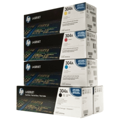 Buy ???? HP CC530AD CF340A SET | HP 304A | Original HP Toner Cartridge - Black, Cyan, Yellow, Magenta ????